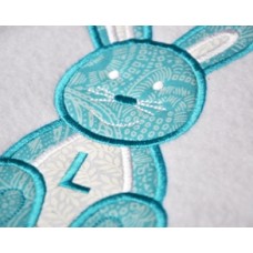 Baby Bunny Easter Applique Font